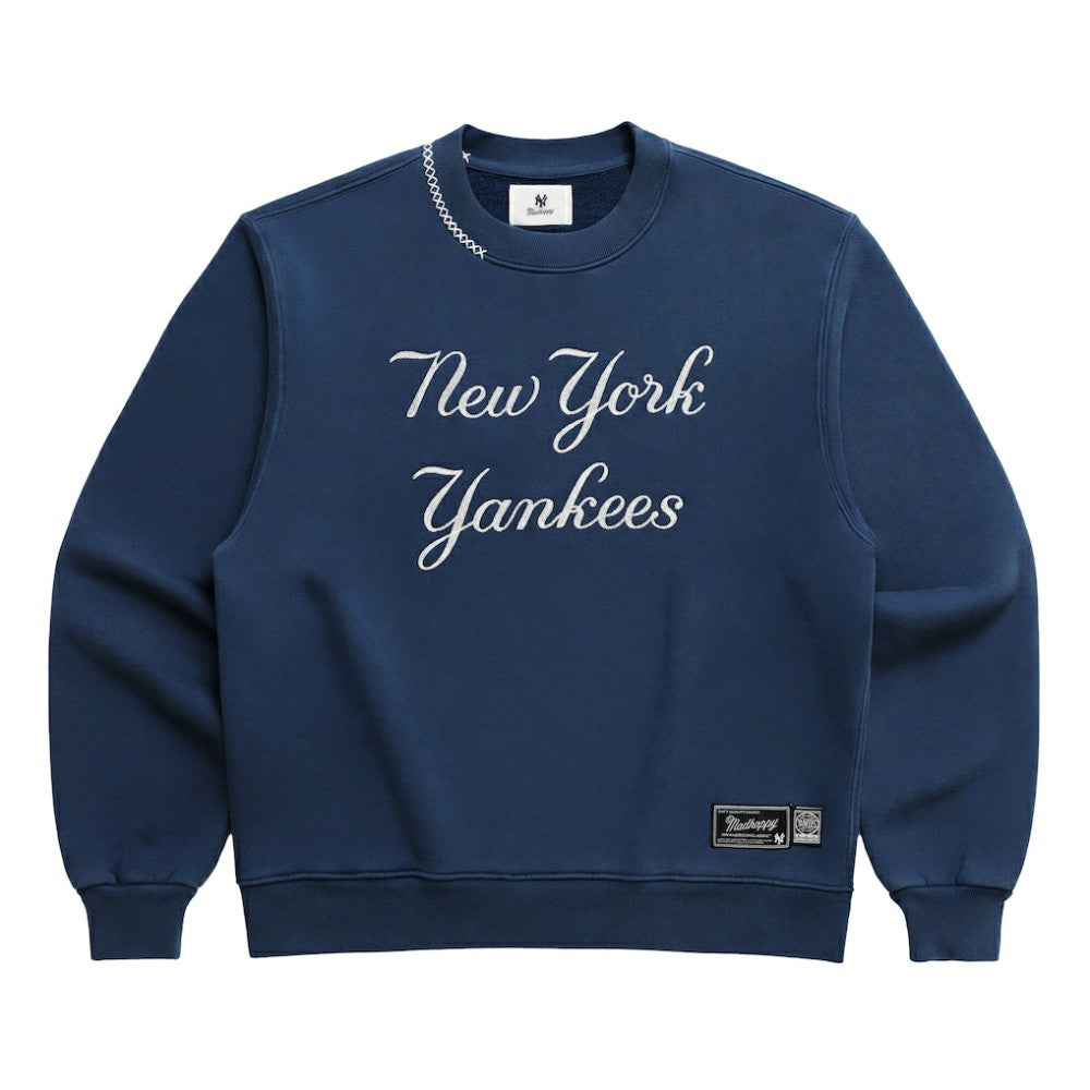 New York Yankees Madhappy Unisex Script Fleece Sweatshirt | MLB On Sale