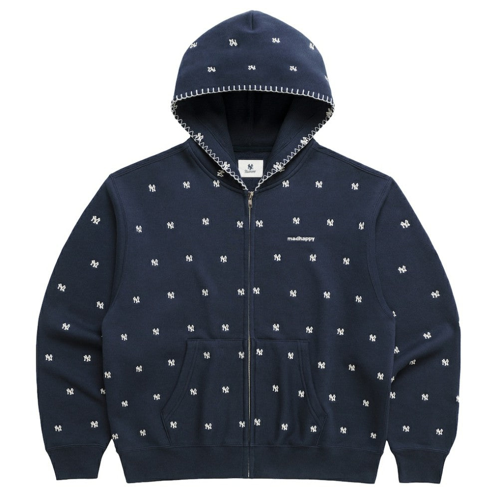 New York Yankees Madhappy Unisex All Over Fleece Full-Zip Hoodie | MLB Discount