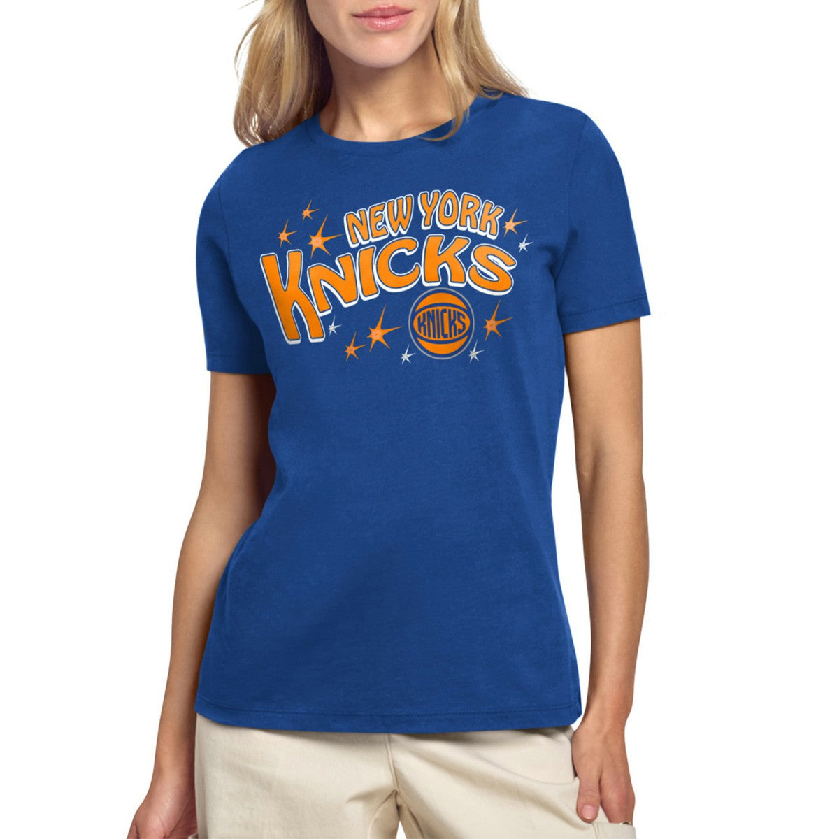 New York Knicks Starter Women's Fireworks T-Shirt Online