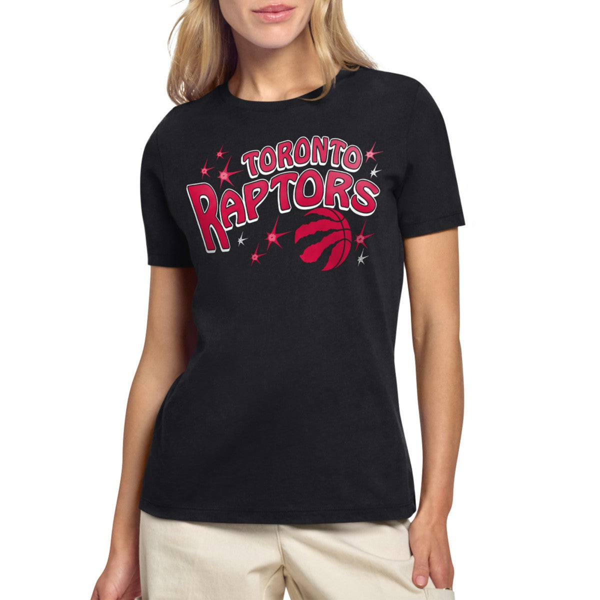 Toronto Raptors Starter Women's Fireworks T-Shirt Online