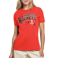 Houston Rockets Starter Women's Fireworks T-Shirt For Sale