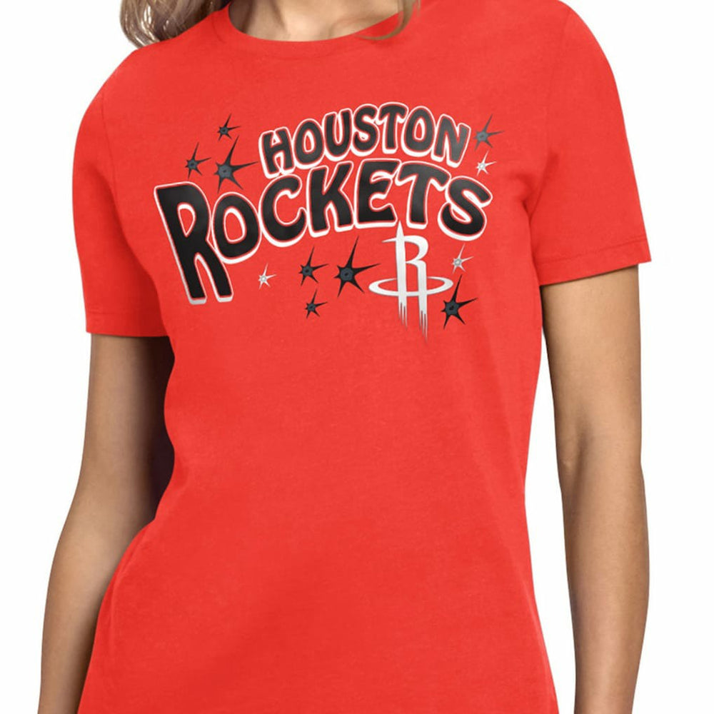 Houston Rockets Starter Women's Fireworks T-Shirt For Sale