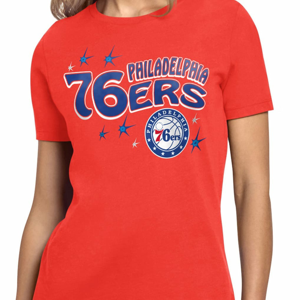 Philadelphia 76ers Starter Women's Fireworks T-Shirt Online