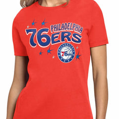 Philadelphia 76ers Starter Women's Fireworks T-Shirt Online