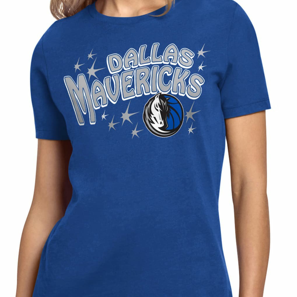 Dallas Mavericks Starter Women's Fireworks T-Shirt sale Outlet