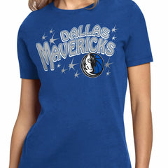 Dallas Mavericks Starter Women's Fireworks T-Shirt sale Outlet