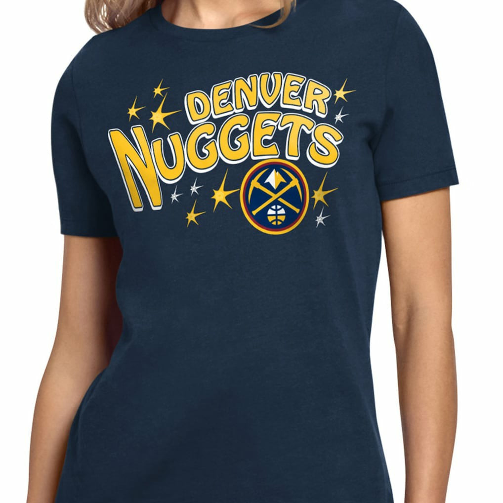 Denver Nuggets Starter Women's Fireworks T-Shirt sale Discount