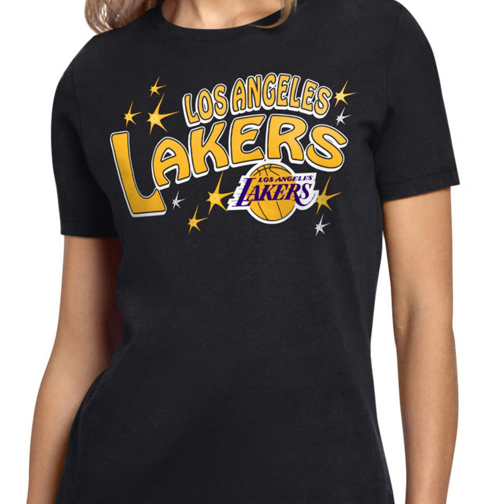 Los Angeles Lakers Starter Women's Fireworks T-Shirt Outlet