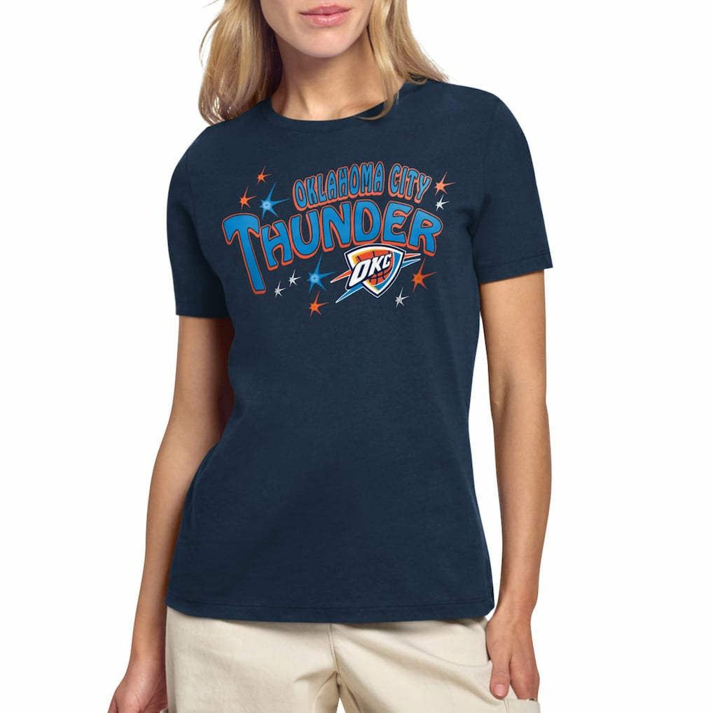 Oklahoma City Thunder Starter Women's Fireworks T-Shirt Online