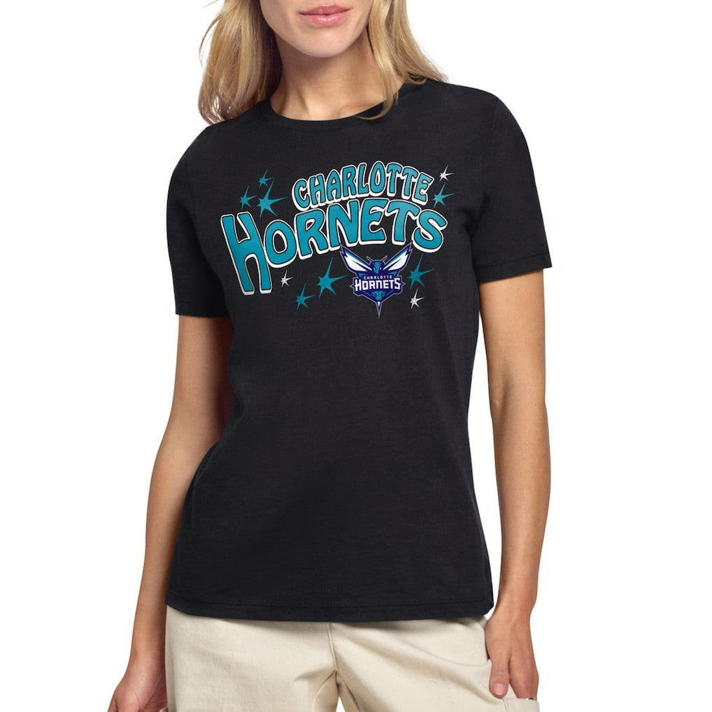 Charlotte Hornets Starter Women's Fireworks T-Shirt Online