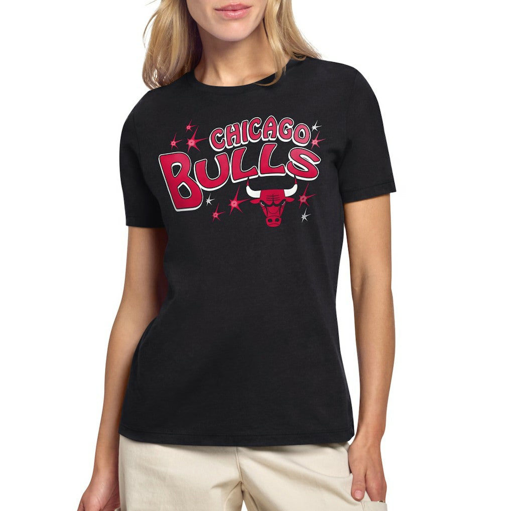 Chicago Bulls Starter Women's Fireworks T-Shirt sale Discount