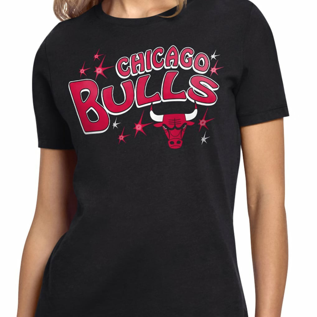 Chicago Bulls Starter Women's Fireworks T-Shirt sale Discount