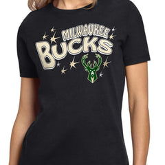Milwaukee Bucks Starter Women's Fireworks T-Shirt On Sale