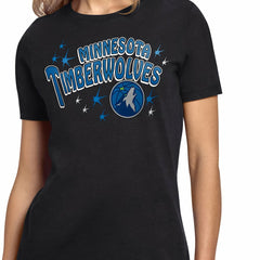 Minnesota Timberwolves Starter Women's Fireworks T-Shirt Online