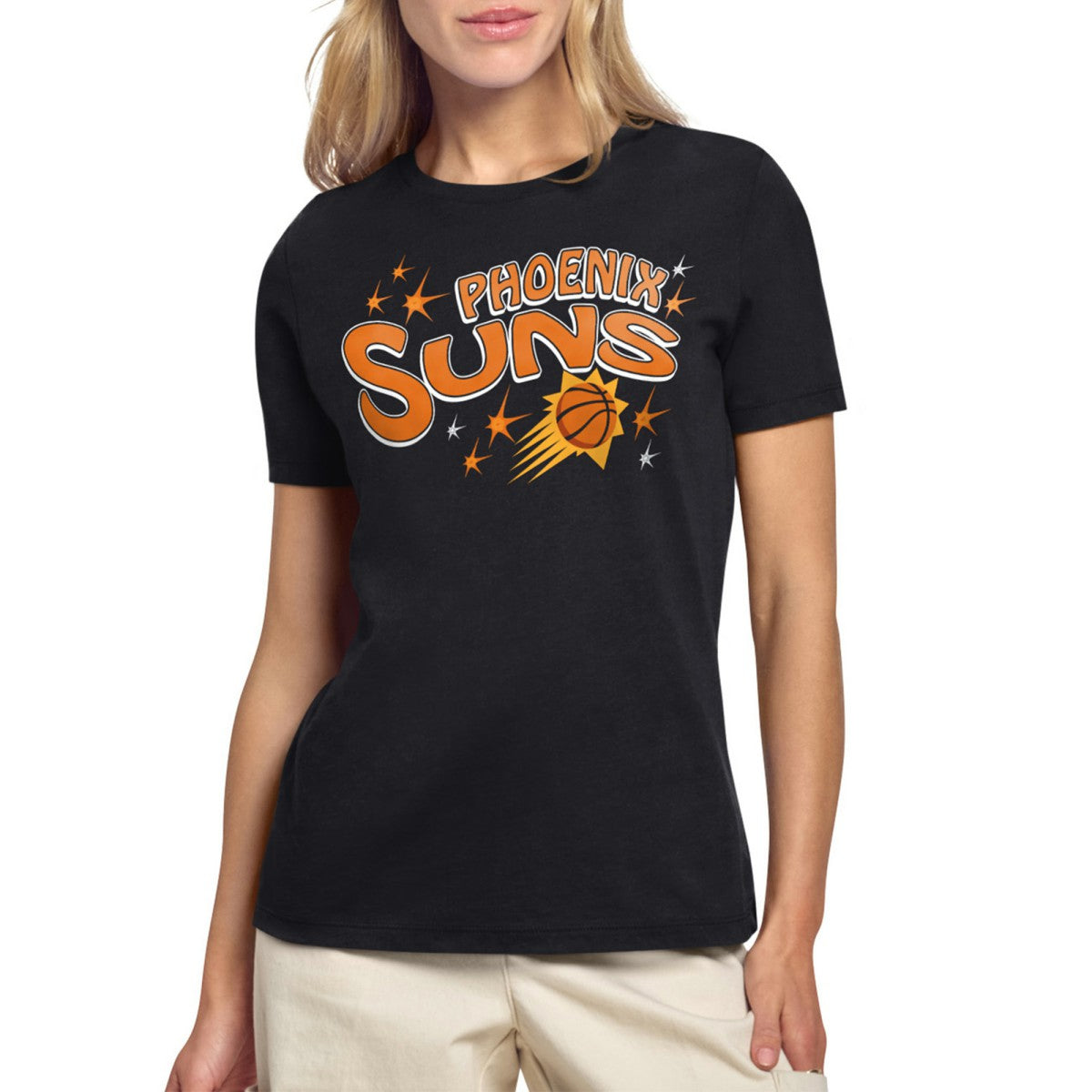 Phoenix Suns Starter Women's Fireworks T-Shirt On Sale