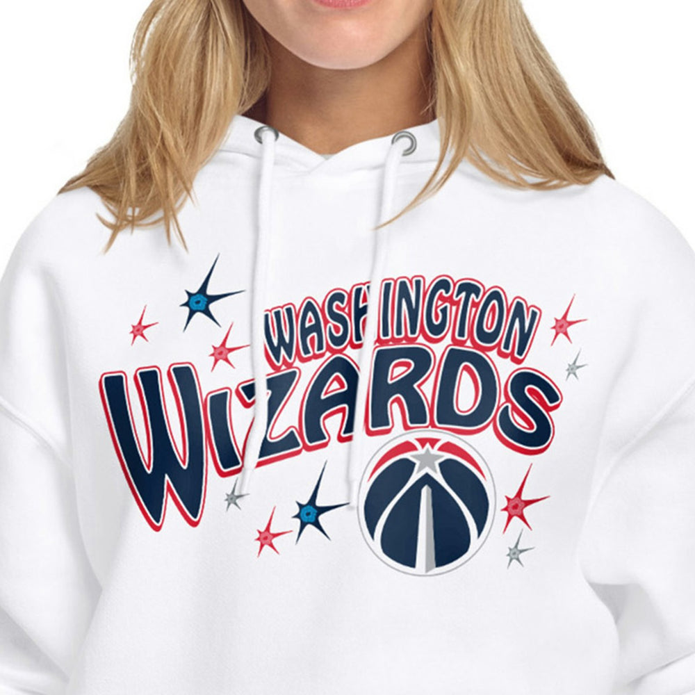 Washington Wizards Starter Women's Fireworks Fleece Hoodie On Sale