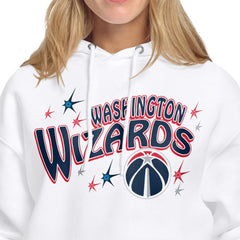 Washington Wizards Starter Women's Fireworks Fleece Hoodie On Sale