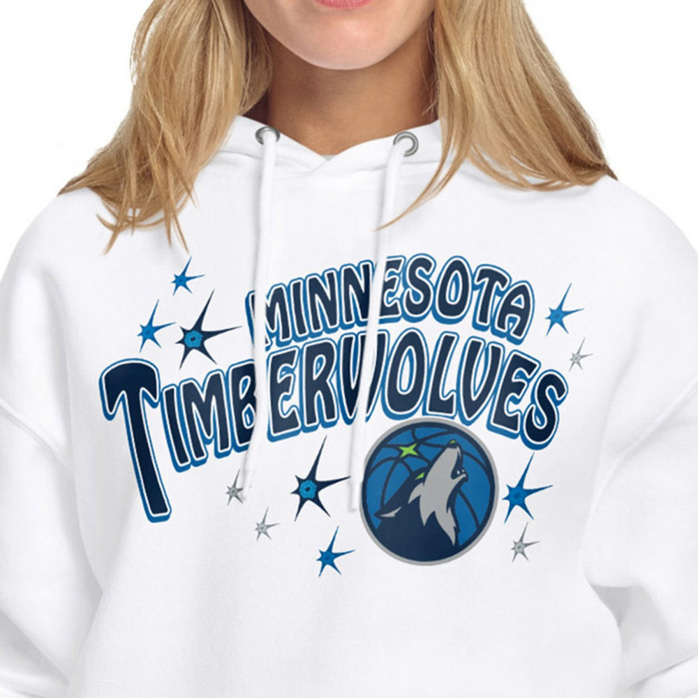 Minnesota Timberwolves Starter Women's Fireworks Fleece Hoodie Online