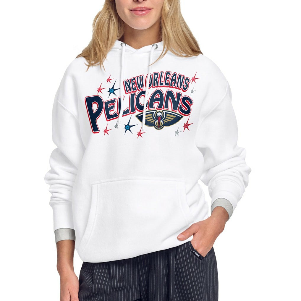 New Orleans Pelicans Starter Women's Fireworks Fleece Hoodie Discount