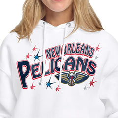 New Orleans Pelicans Starter Women's Fireworks Fleece Hoodie Discount