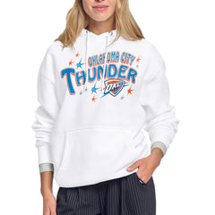 Oklahoma City Thunder Starter Women's Fireworks Fleece Hoodie Online