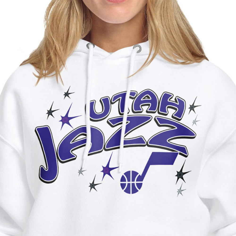 Utah Jazz Starter Women's Fireworks Fleece Hoodie Outlet