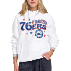 Philadelphia 76ers Starter Women's Fireworks Fleece Hoodie Online