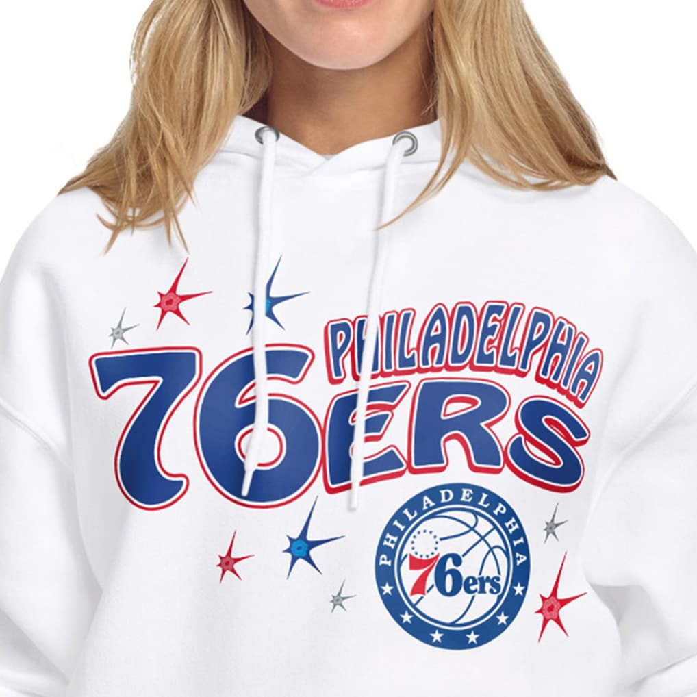 Philadelphia 76ers Starter Women's Fireworks Fleece Hoodie Online