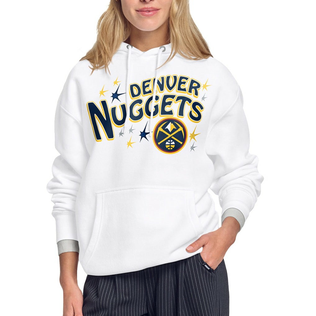 Denver Nuggets Starter Women's Fireworks Fleece Hoodie sale Online