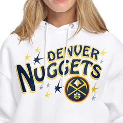 Denver Nuggets Starter Women's Fireworks Fleece Hoodie sale Online