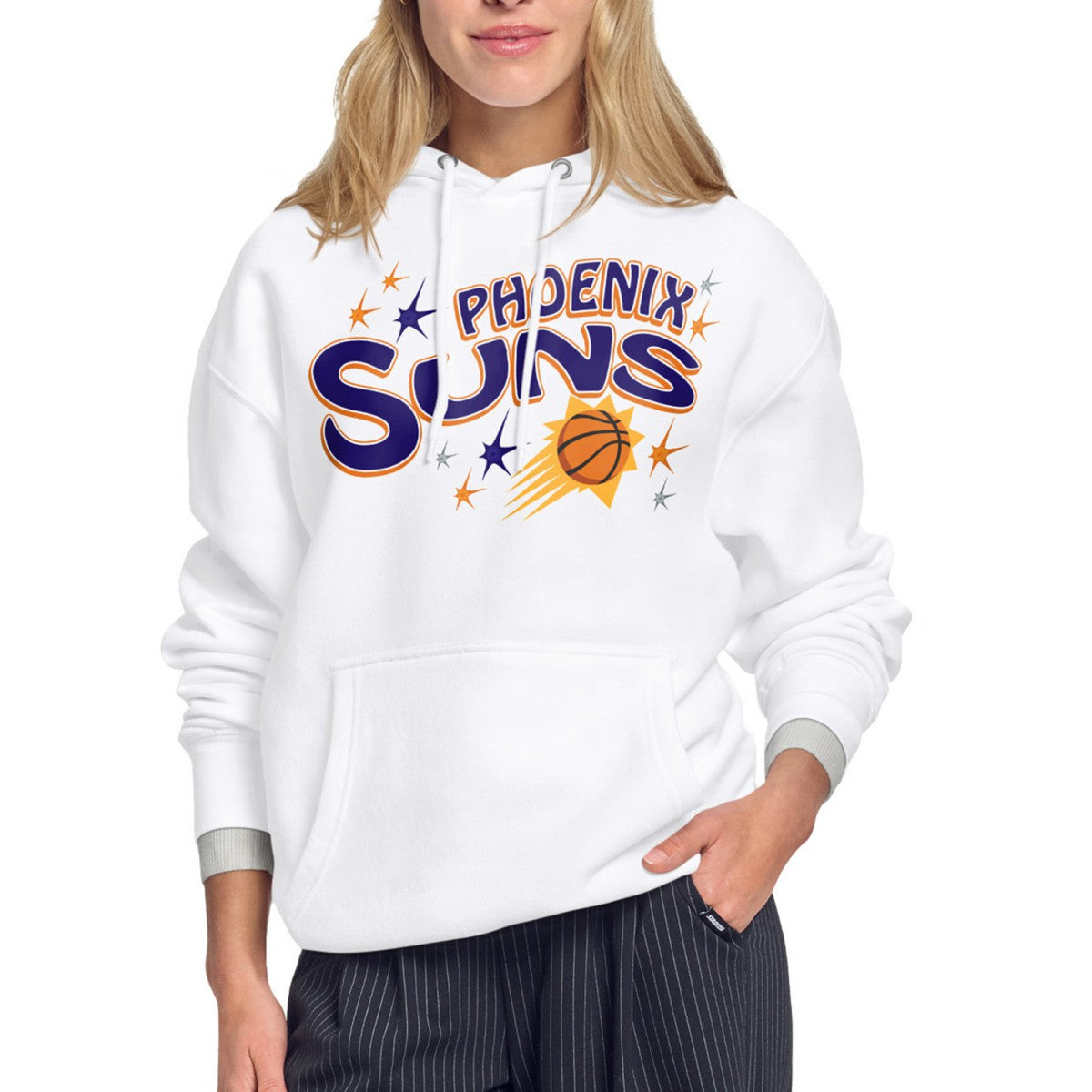Phoenix Suns Starter Women's Fireworks Fleece Hoodie Outlet