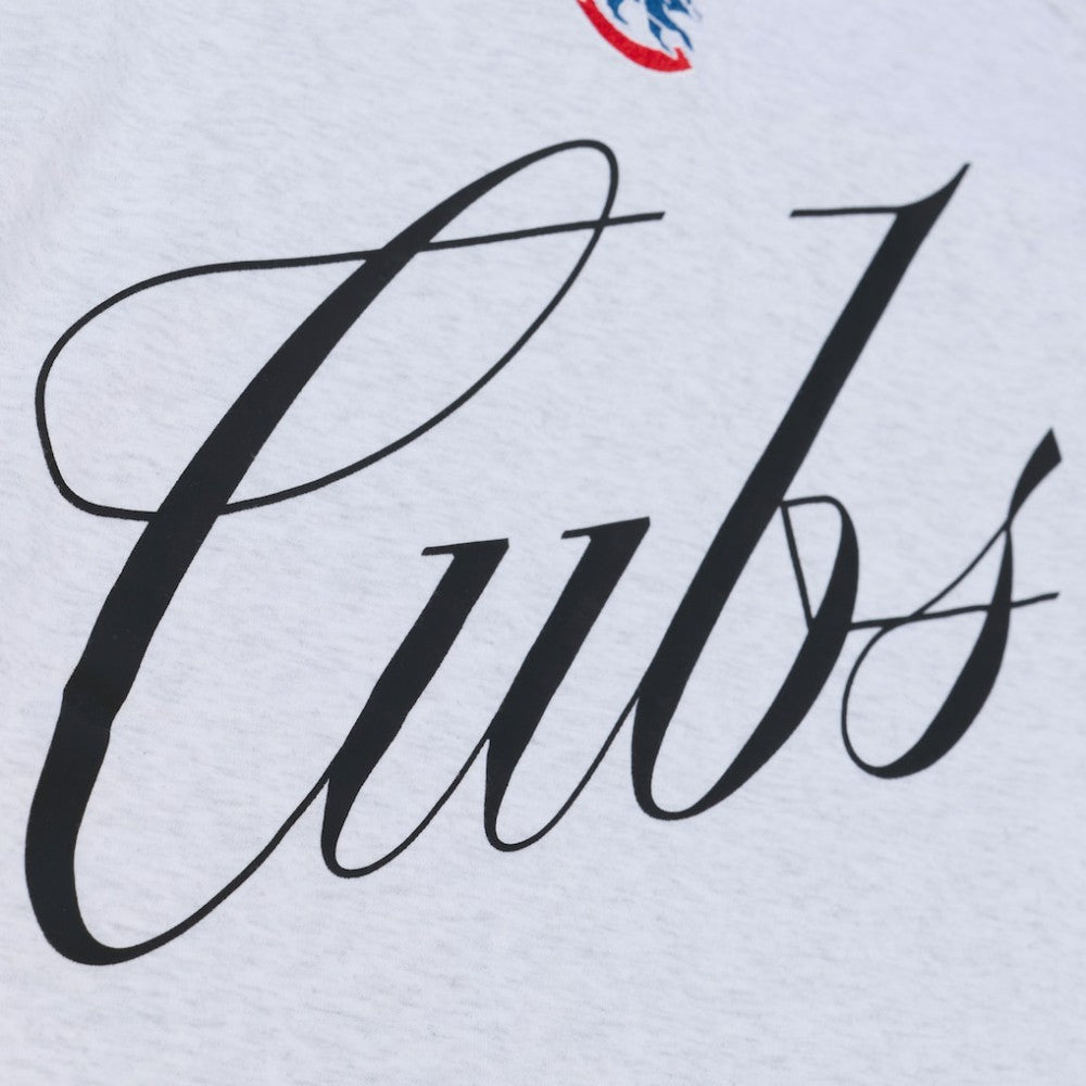 Chicago Cubs Mitchell & Ness Women's Script Cropped Boxy T-Shirt | MLB On Sale
