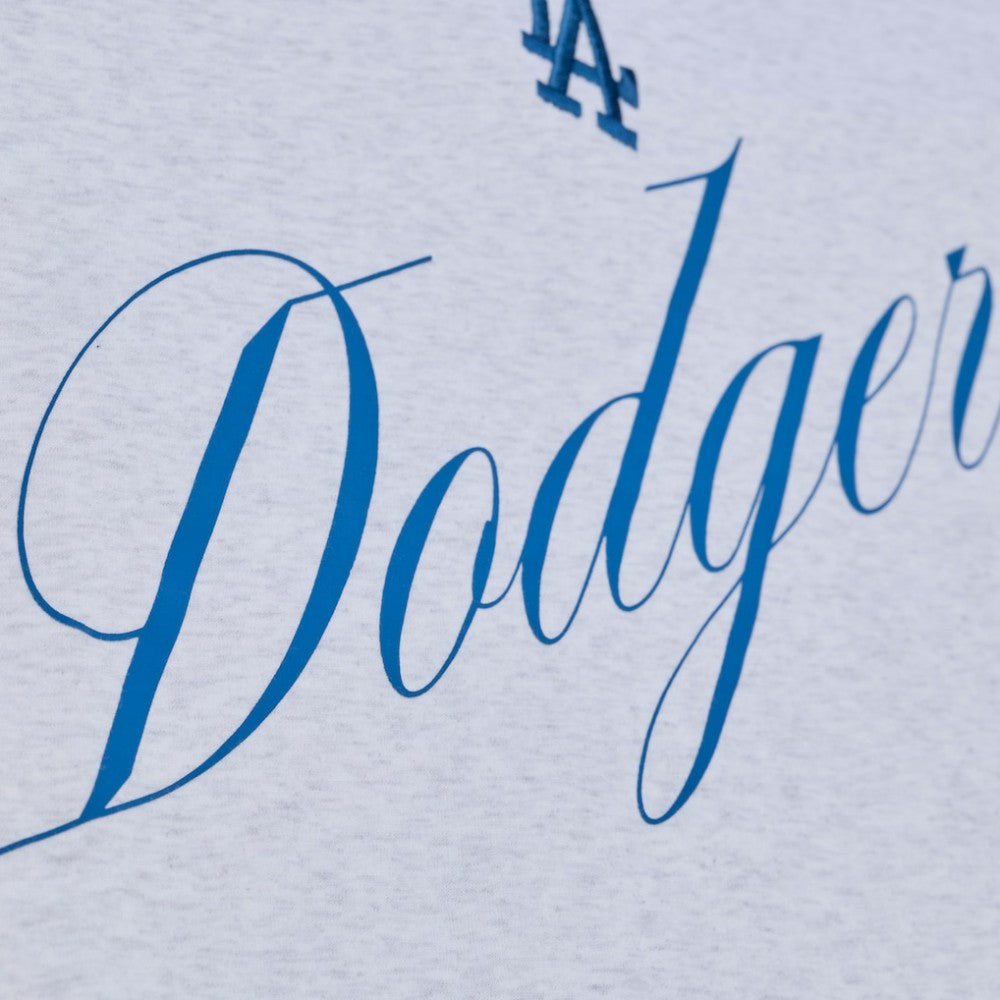 Los Angeles Dodgers Mitchell & Ness Women's Script Cropped Boxy T-Shirt | MLB For sale