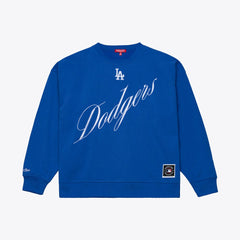 Los Angeles Dodgers Mitchell & Ness Women's Script Sweatshirt | MLB Outlet