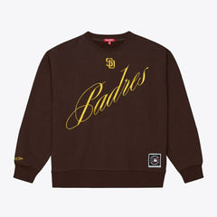 San Diego Padres Mitchell & Ness Women's Script Sweatshirt | MLB For sale