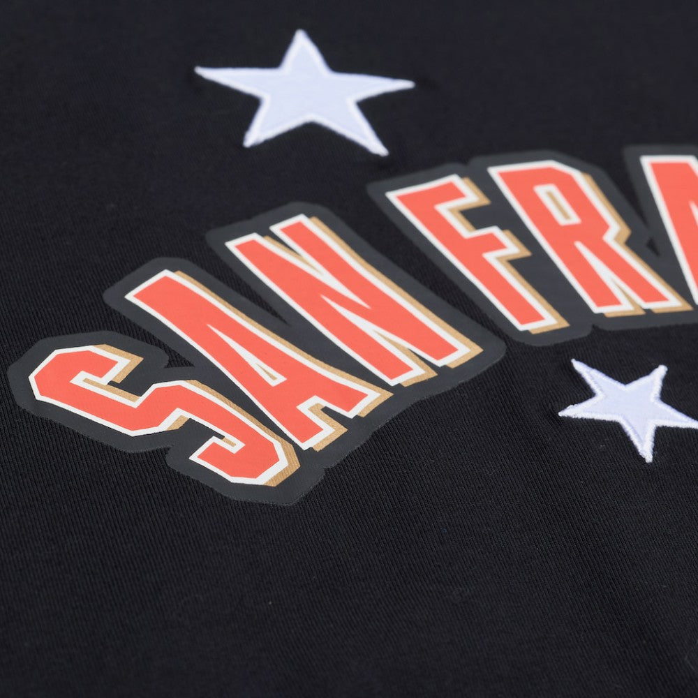 San Francisco Giants Mitchell & Ness Women's Pep Rally Cropped Boxy T-Shirt | MLB Sale