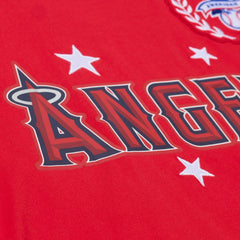 Los Angeles Angels Mitchell & Ness Women's Pep Rally Cropped Boxy T-Shirt | MLB New