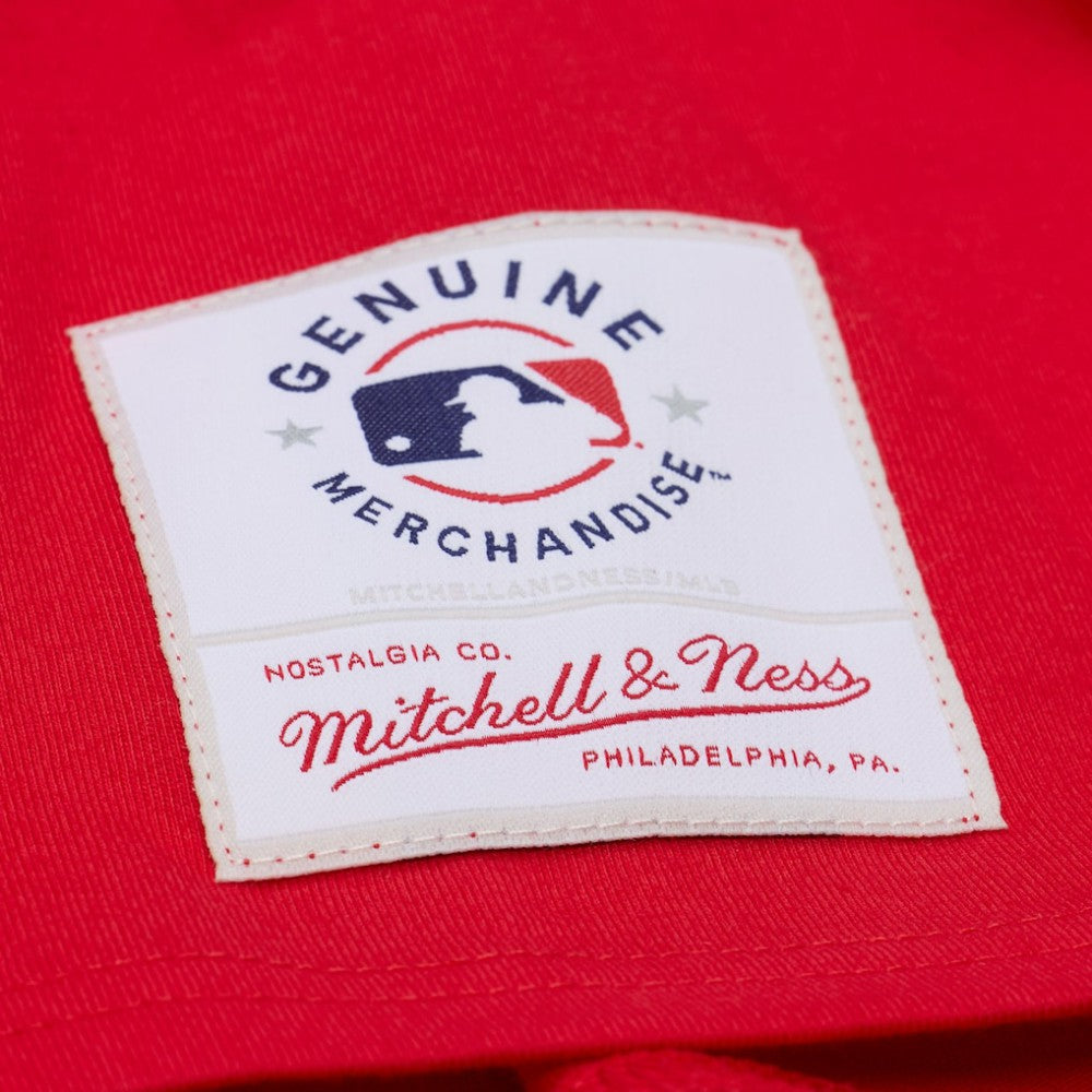 Los Angeles Angels Mitchell & Ness Women's Pep Rally Cropped Boxy T-Shirt | MLB New