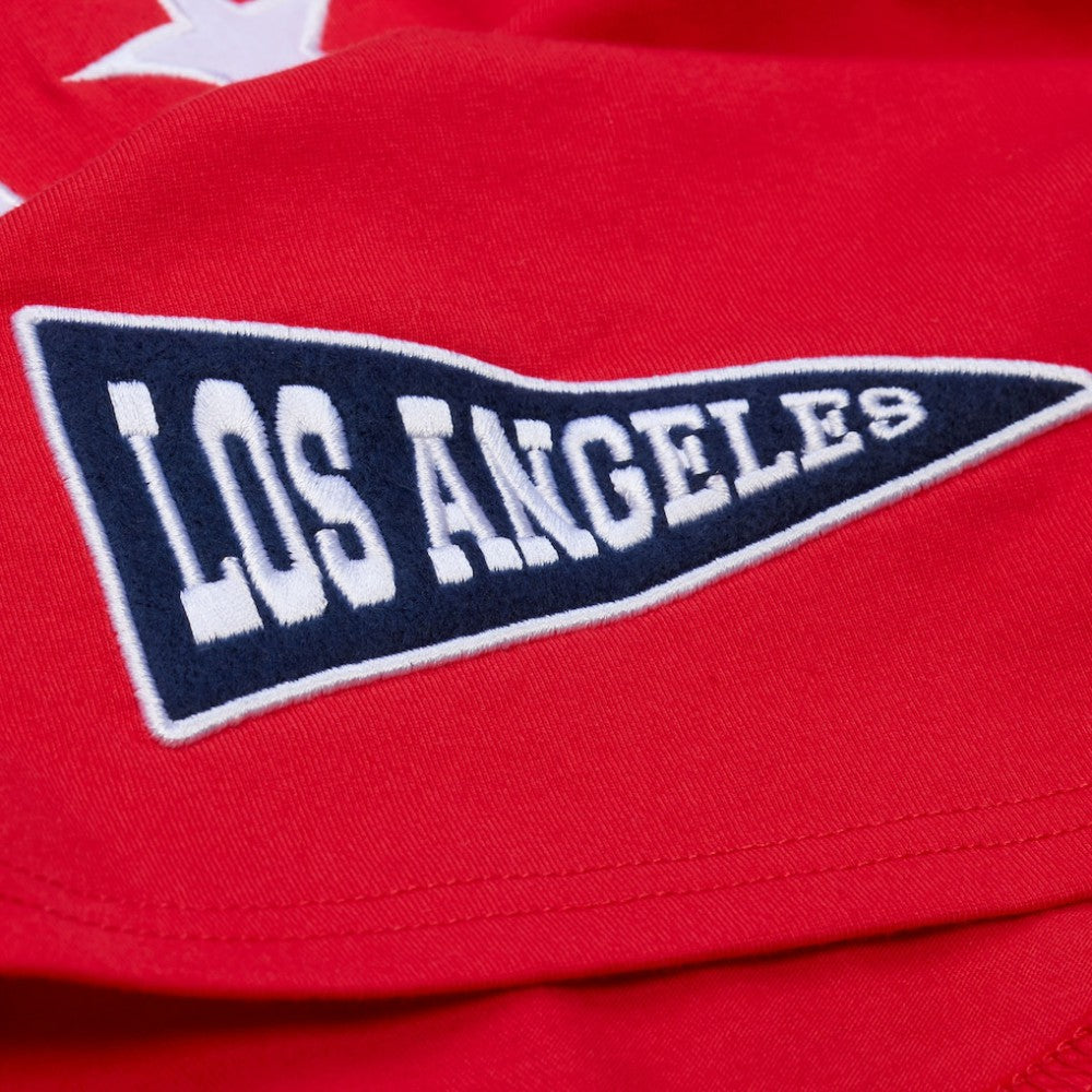Los Angeles Angels Mitchell & Ness Women's Pep Rally Cropped Boxy T-Shirt | MLB New