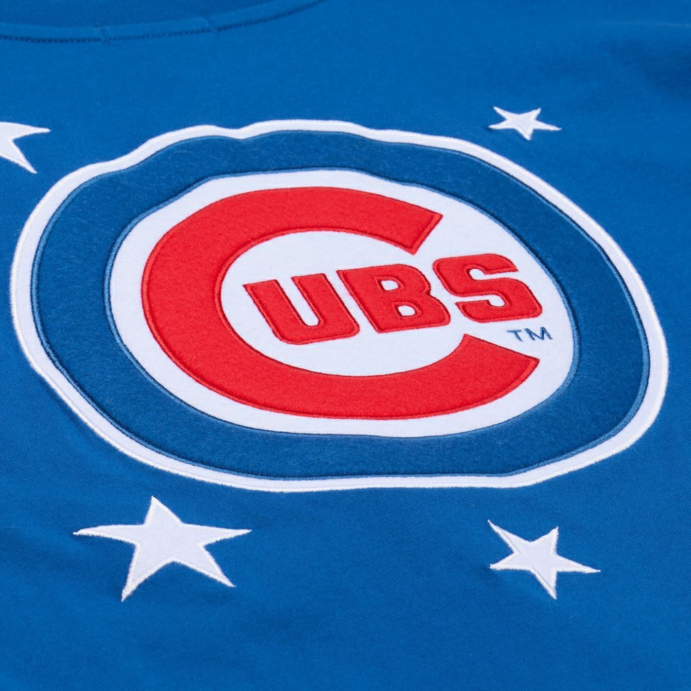 Chicago Cubs Mitchell & Ness Women's Pep Rally Cropped Boxy T-Shirt | MLB Shop