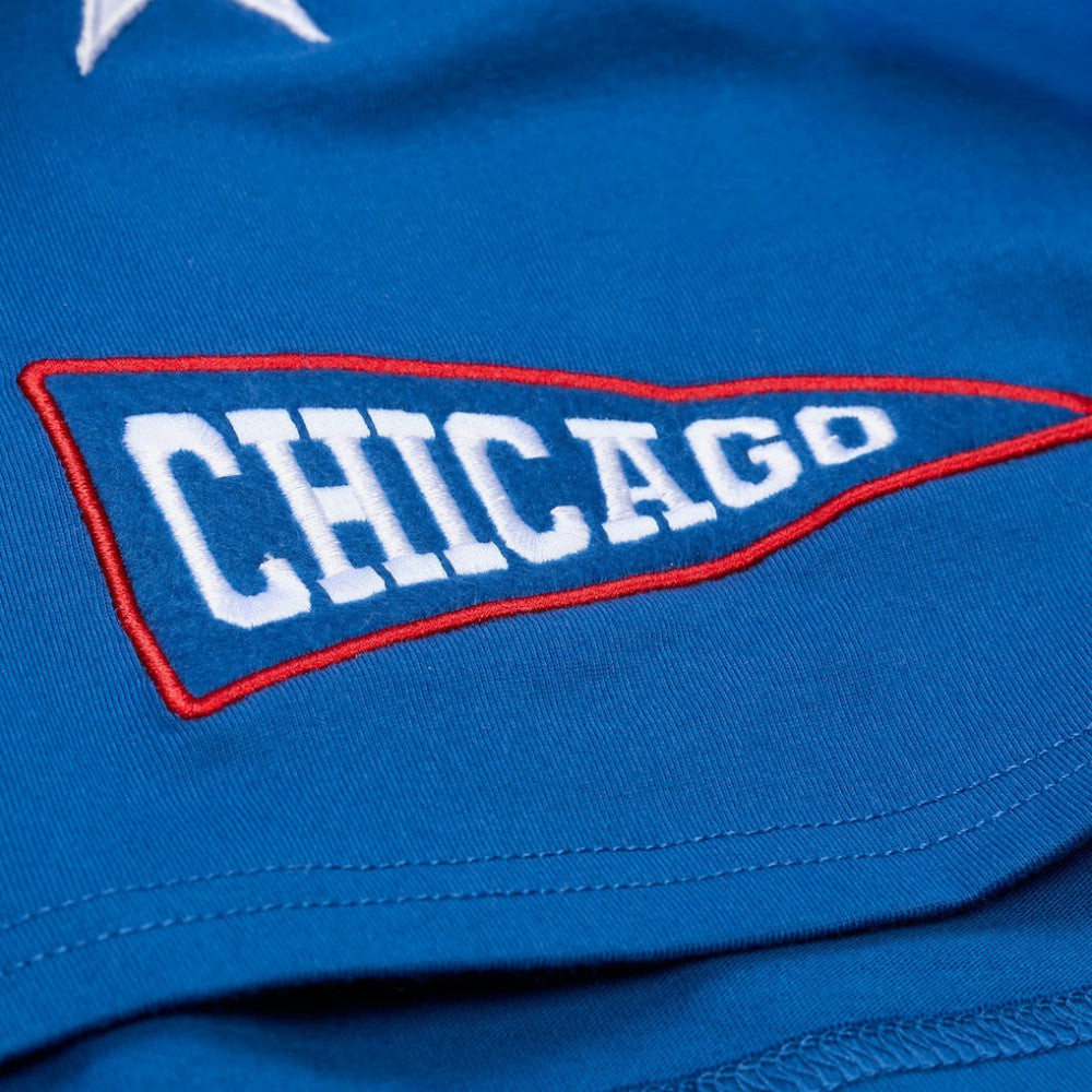 Chicago Cubs Mitchell & Ness Women's Pep Rally Cropped Boxy T-Shirt | MLB Shop