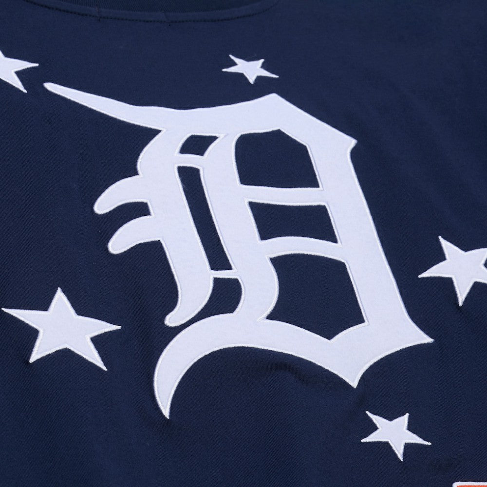 Detroit Tigers Mitchell & Ness Women's Pep Rally Cropped Boxy T-Shirt | MLB Shop