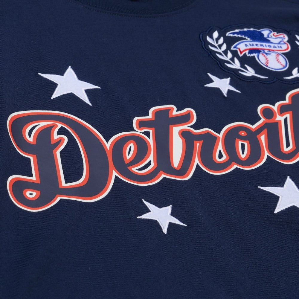 Detroit Tigers Mitchell & Ness Women's Pep Rally Cropped Boxy T-Shirt | MLB Shop