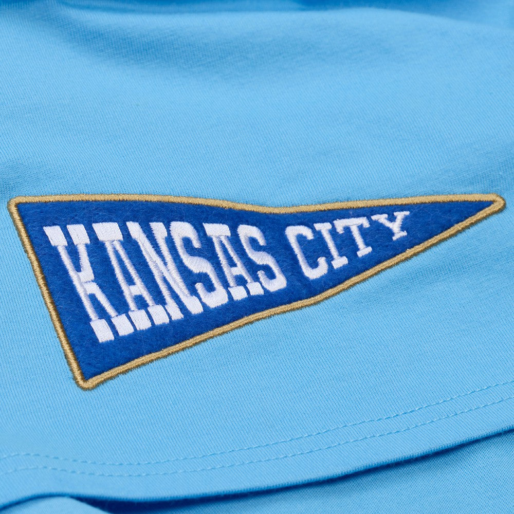 Kansas City Royals Mitchell & Ness Women's Pep Rally Cropped Boxy T-Shirt | MLB New