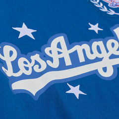 Los Angeles Dodgers Mitchell & Ness Women's Pep Rally Cropped Boxy T-Shirt | MLB New