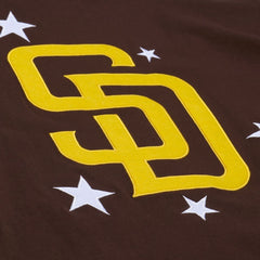 San Diego Padres Mitchell & Ness Women's Pep Rally Cropped Boxy T-Shirt | MLB Sale