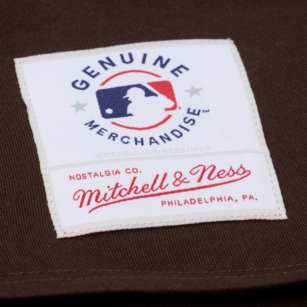 San Diego Padres Mitchell & Ness Women's Pep Rally Cropped Boxy T-Shirt | MLB Sale
