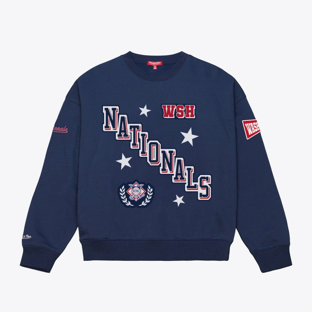 Washington Nationals Mitchell & Ness Women's Pep Rally Sweatshirt | MLB Near me