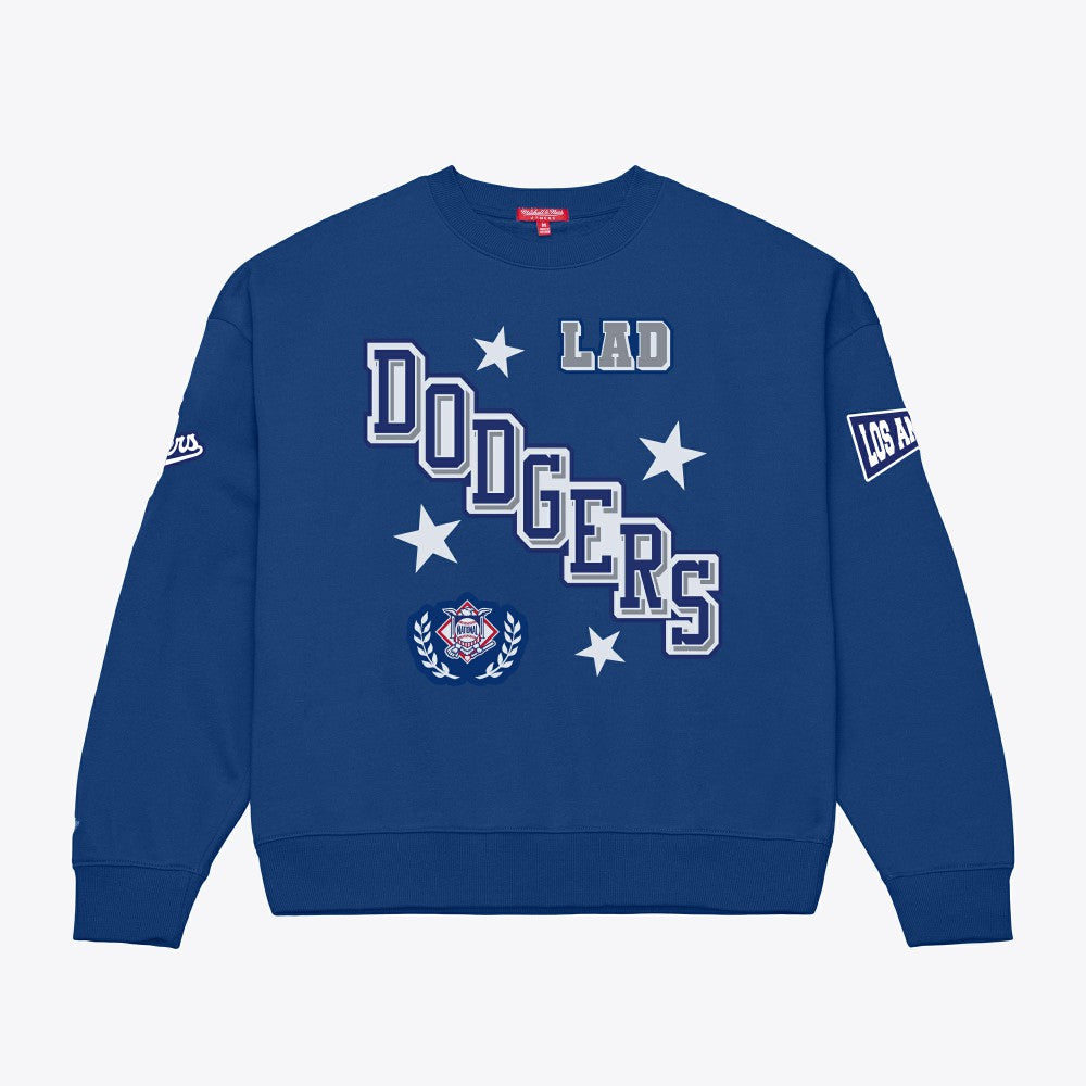 Los Angeles Dodgers Mitchell & Ness Women's Pep Rally Sweatshirt | MLB Online