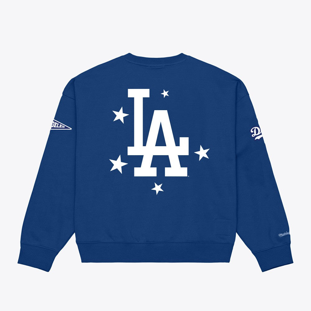 Los Angeles Dodgers Mitchell & Ness Women's Pep Rally Sweatshirt | MLB Online